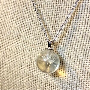 Make a Wish Dandelion in Acrylic Necklace